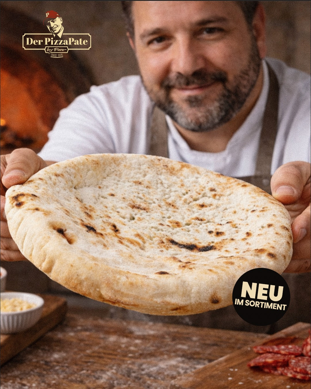 Neapolitanischer Pizzaboden - 2er Pack