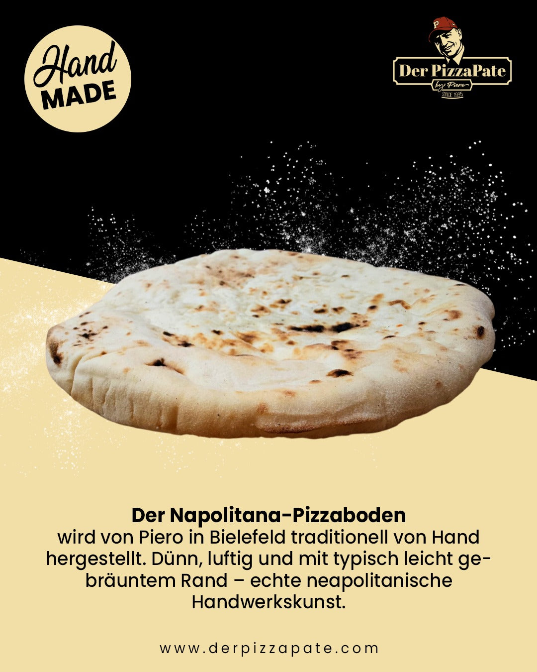 Neapolitanischer Pizzaboden - 2er Pack