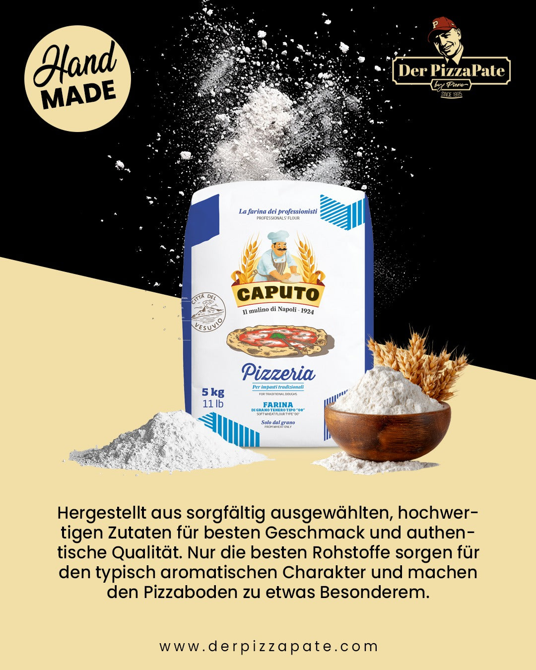 Neapolitanischer Pizzaboden - 2er Pack